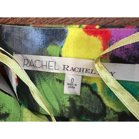 Rachel by Rachel Roy Illusion Print Sleeveless mini bodycon SZ. 0 Floral - Picture 7 of 14